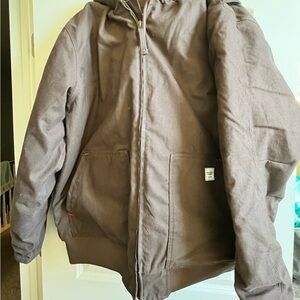 Men's Eddie Bauer Workwear Foreman Fit Hooded Canvas Jacket – XXL